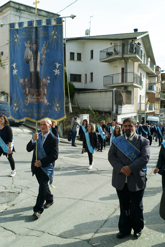 Lo stendardo della Confraternita di Sant'Antonio